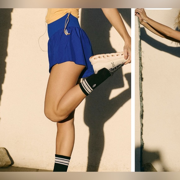 NEW Free People FP Movement Carpe Diem Shorts - electric shock blue - XS, S - Picture 5 of 11